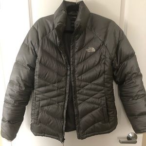 North face down and insulated jacket